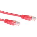 UTP Patch Cat.5e - 15 m Rød Nettverkskabel 100MHz 24AWG